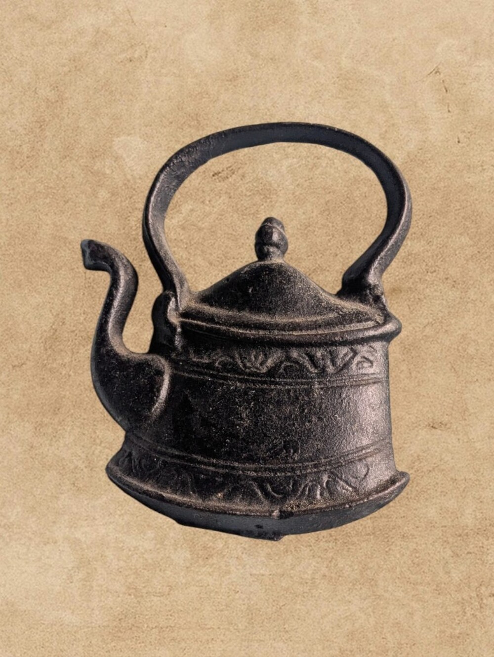 Cast Iron Teapot Kettle Wall Decor